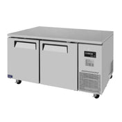 Turbo Air JUF-67D-N J Series Side Mount Undercounter Freezer Two-section 67"W X 32-1/4"D X 30"H