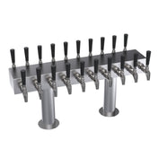 Krowne KDSTC-10S Krowne Double Sided T-Head Tower Twenty Faucets Handles And Faucets Not Included