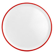 BauscherHepp T3225R Ripple Pizza Plate 12-1/4" Dia. Round With Geometric Circular Ripple Pattern