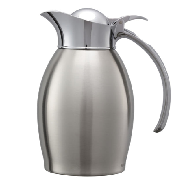 Service Ideas NIC06BS Nicollet Series Vacuum Insulated Carafe 4.5"W X 6"D X 7.25"H