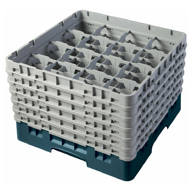 Cambro 16S1114414 Camrack® Glass Rack With (6) Soft Gray Extenders Full Size