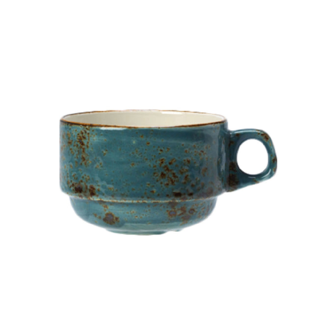 Steelite 11300217 Slimline Stacking Cup 7.0 Oz 4.375" X 3.375" X 2.5"
