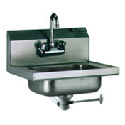 Eagle HSA-10-FO-2X Hand Sink Wall Mount 14" Wide X 10" Front-to-back X 5" Deep Bowl