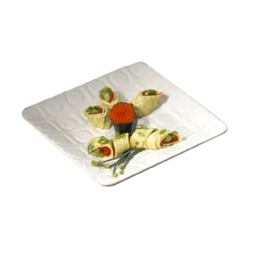 Bon Chef 9923PLUM Platter 10" X 10" Circle Embossed