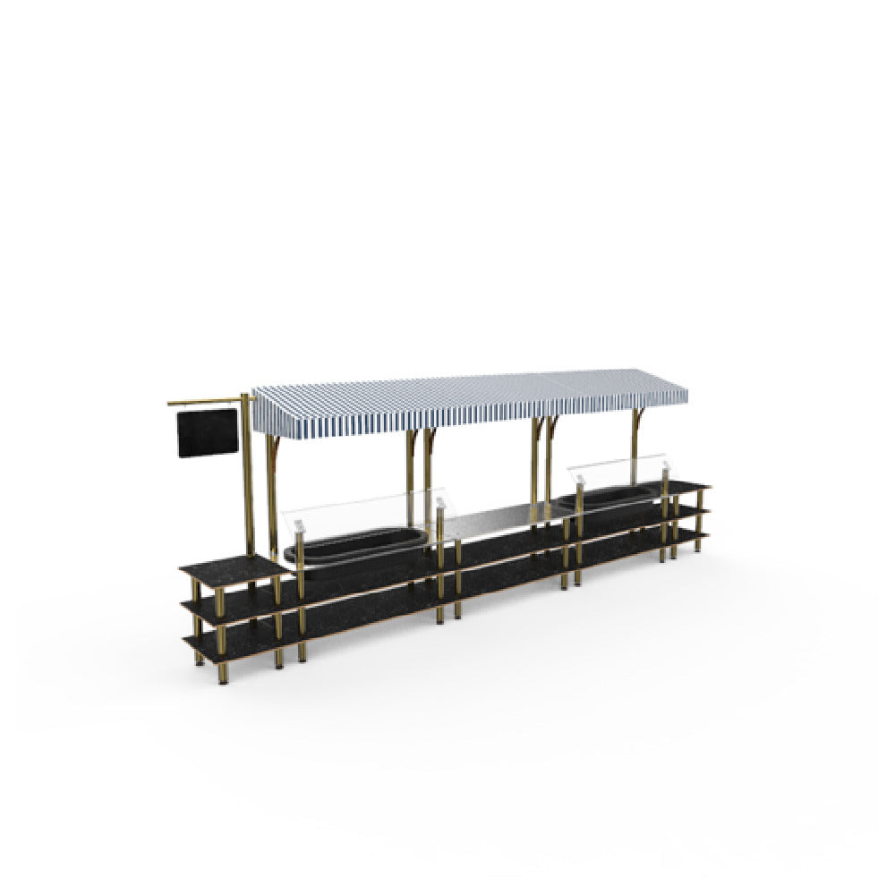 Steelite MGCMLA08MBWF Market Station Mixed Materials (minimum = Case Quantity 1 Per Case) (repack Item)