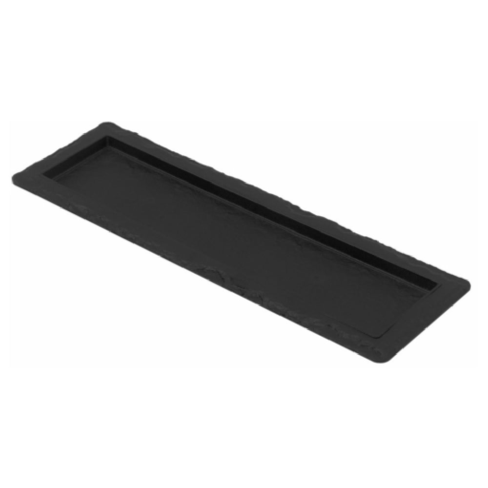 BauscherHepp SL11/2 Slate Look Collection Serving Platter GN 2/4 Size 20-3/4"L X 6-1/2"W X 1/2"H