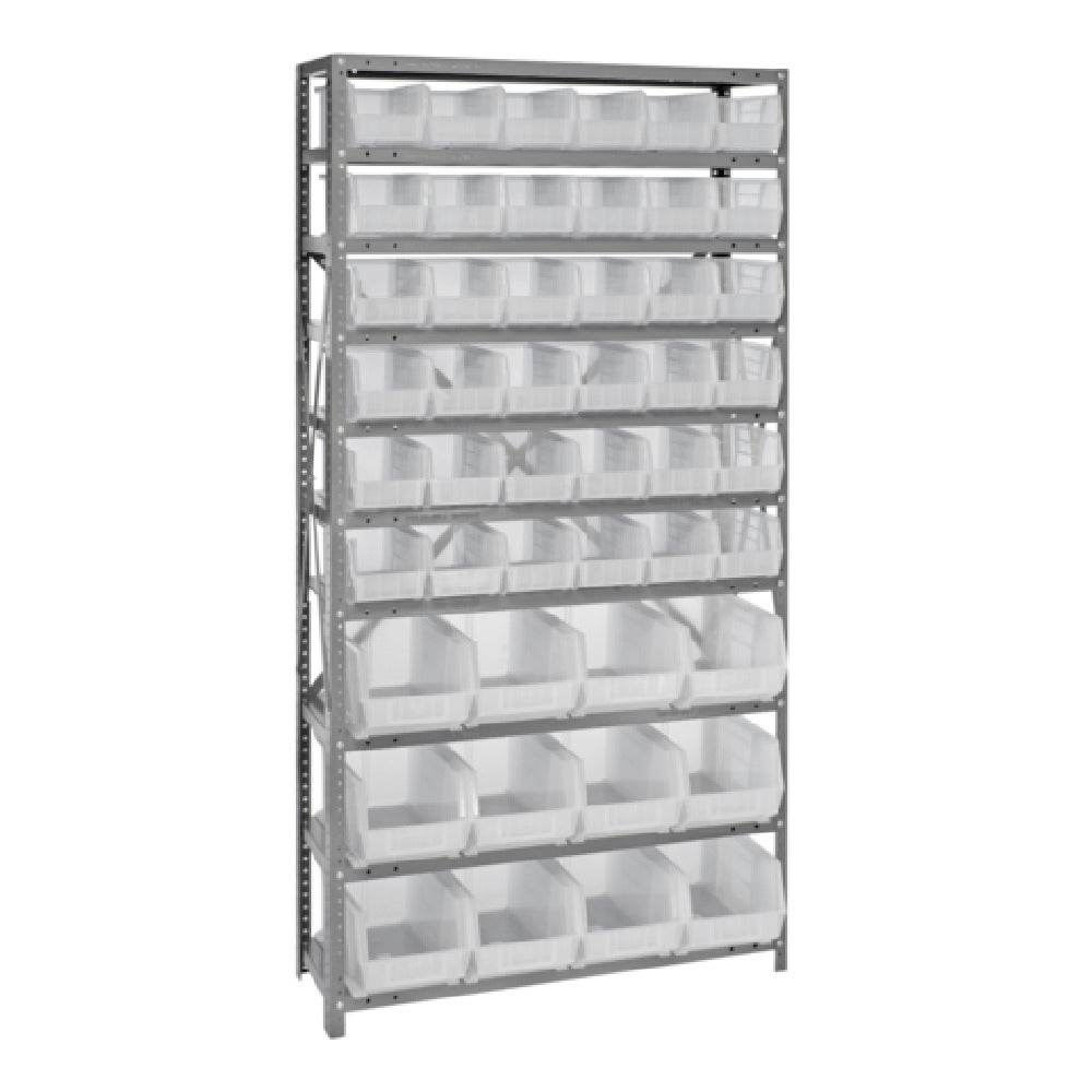 Quantum QSBU-230240CL Shelving Unit 12"D X 36"L X 75"H Heavy Duty