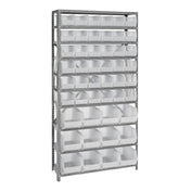 Quantum QSBU-230240CL Shelving Unit 12"D X 36"L X 75"H Heavy Duty