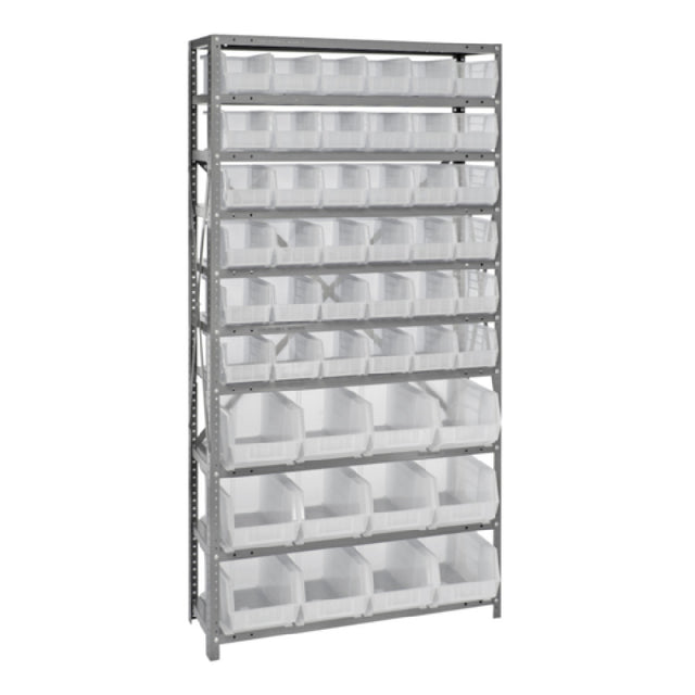 Quantum QSBU-230240CL Shelving Unit 12"D X 36"L X 75"H Heavy Duty