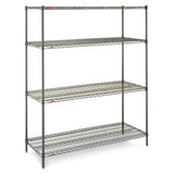 Metro EZ1848NK3-4 - Super Erecta® Convenience Pak Shelving Unit, 48"W X 18"D X 74"H