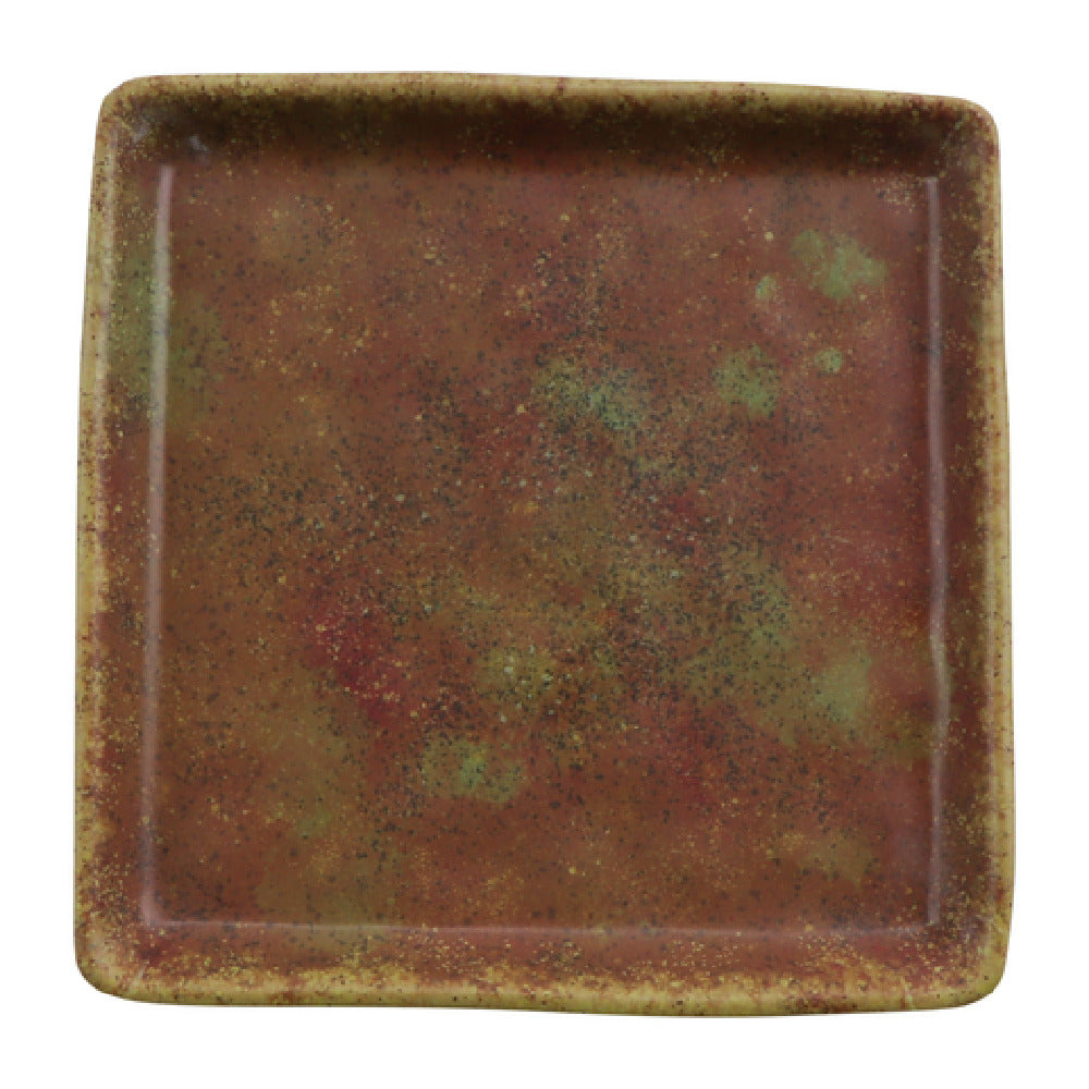 GET Enterprises 20030-CAI Savor Square Plate 4" X 4"" Melamine
