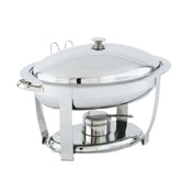 Vollrath 46501 Orion® Oval Chafer 4 Quart (3.8 L) High Mirror Finish