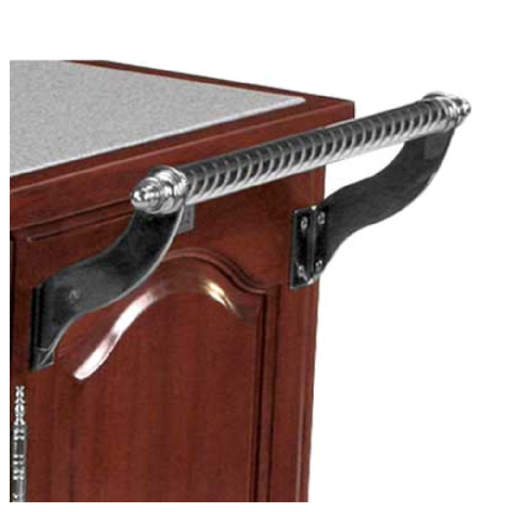 Forbes Industries 6007-PS Cart Handle Chrome Plated Roped