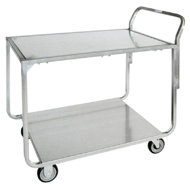 Hubert 98435 - Produce Cart, 2-shelf, 43" X 25" X 41"H