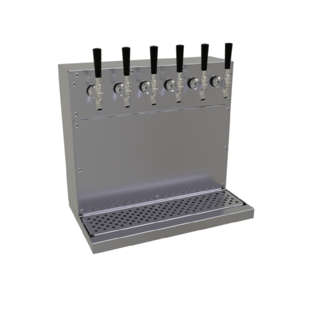 Glastender WT-6-SS Draft Dispensing Tower Wall Mount 20"W X 16"H