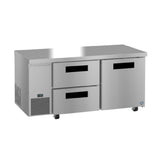 Hoshizaki ULR67B-D2 - Steelheart Series Undercounter Refrigerator, Reach-in, Two-section