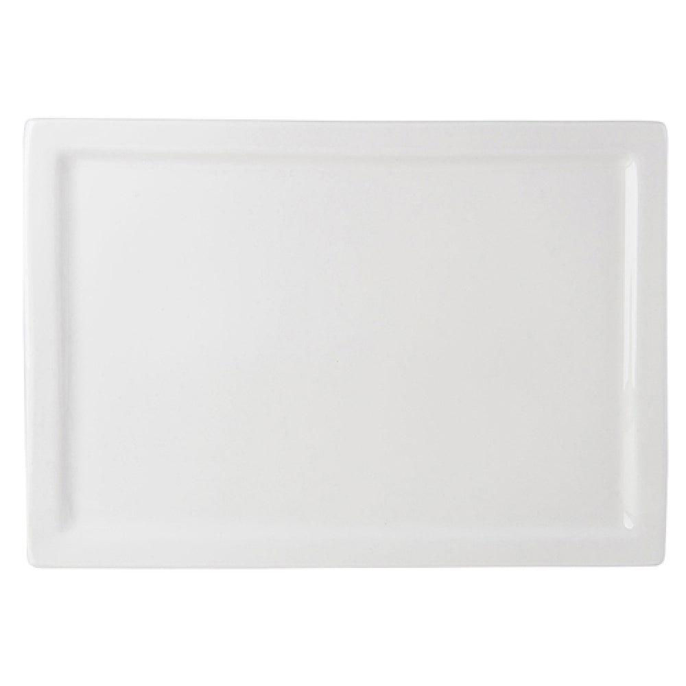 Tuxton ABU-554 Plate 15-1/2" X 11" Rectangular