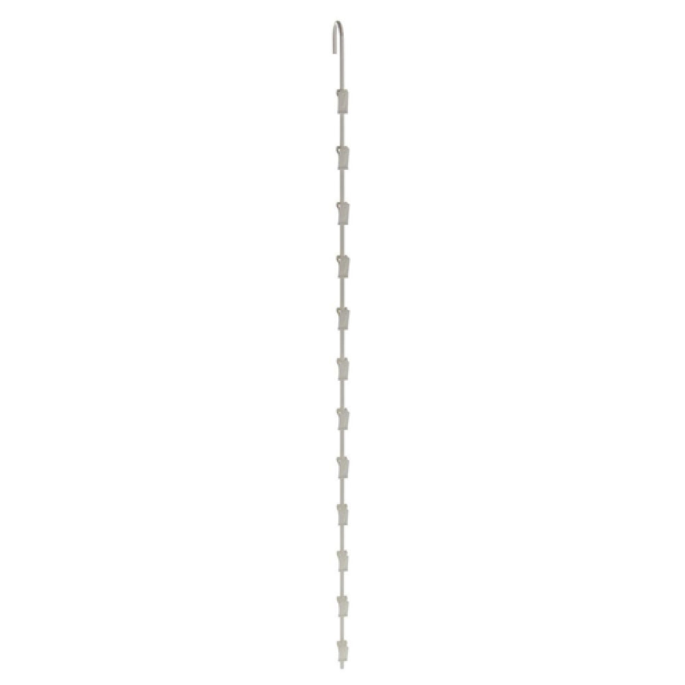 Hubert 68290 - Clip Strip Rod, 12-clip, 31"