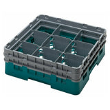 Cambro 9S434414 Camrack® Glass Rack With (2) Soft Gray Extenders Full Size