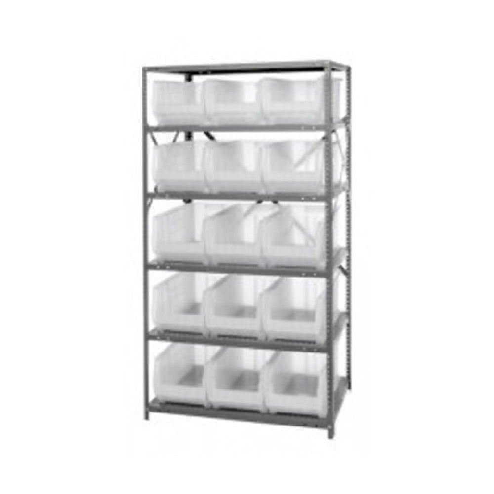 Quantum 2475-953CL Shelving Unit 24"D X 36"L X 75"H Heavy Duty