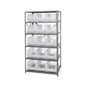 Quantum 2475-953CL Shelving Unit 24"D X 36"L X 75"H Heavy Duty