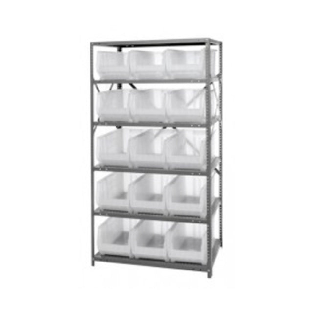 Quantum 2475-953CL Shelving Unit 24"D X 36"L X 75"H Heavy Duty