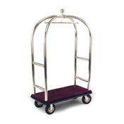 Forbes Industries 2523-SS Birdcage® Luggage Cart Longer & Taller Style 2" Diameter Tubular Superstructure