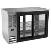 Beverage Air BBN48HC-GS-PT-S - Refrigerated Pass-Thru Back Bar Refrigerator, Two-section