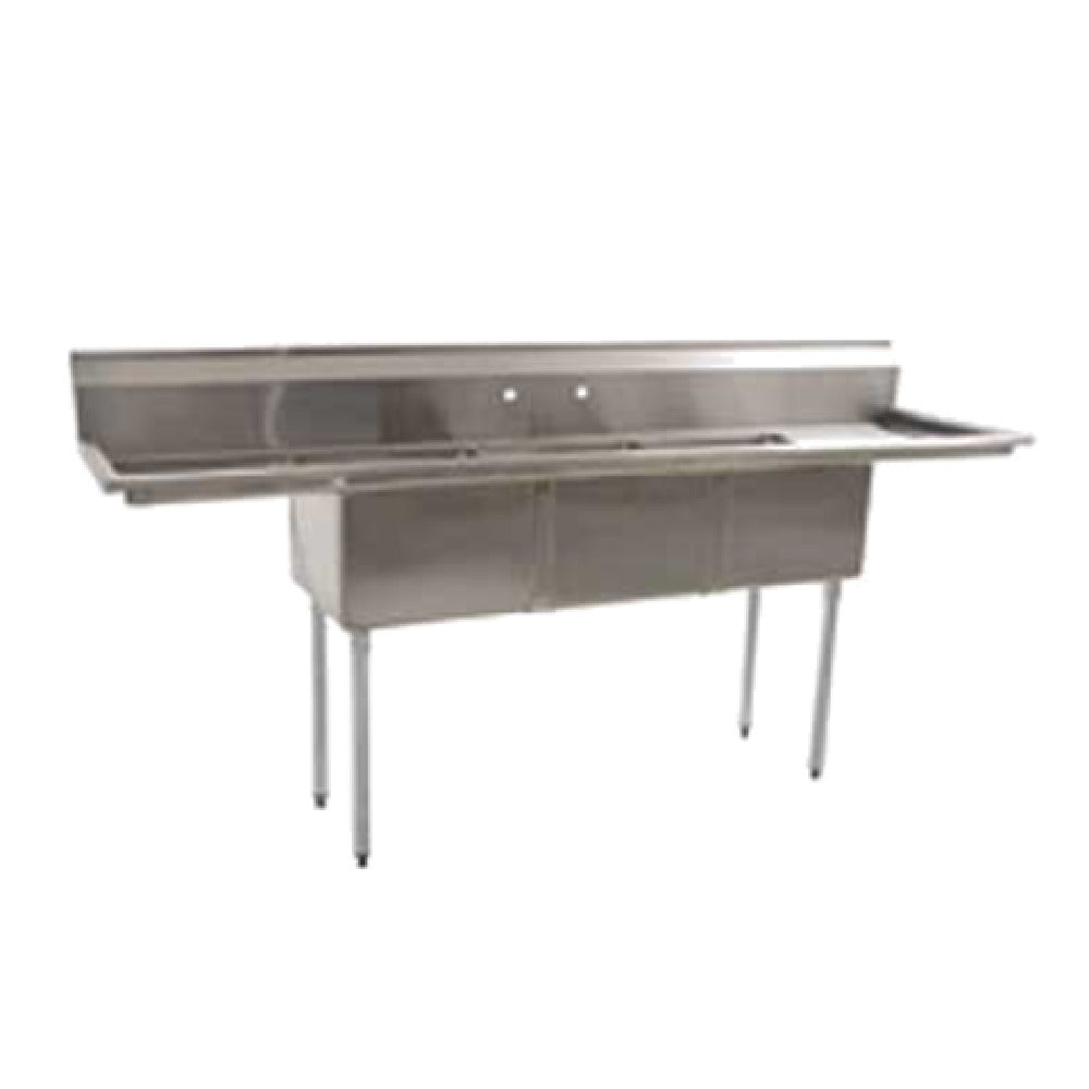Eagle BPS-2472-3-24R-FE (IMPORTED) BlendPort® BPFE Series Economy Sink 24" X 24" Three Compartments
