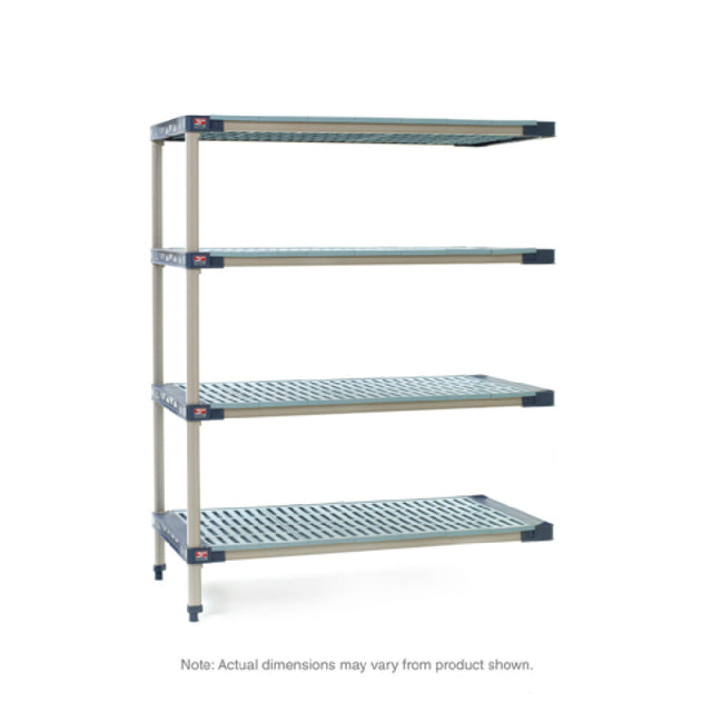 Metro AX466G4 MetroMax® 4 Add-On Shelving Unit 60"W X 21"D X 63"H Rust Proof