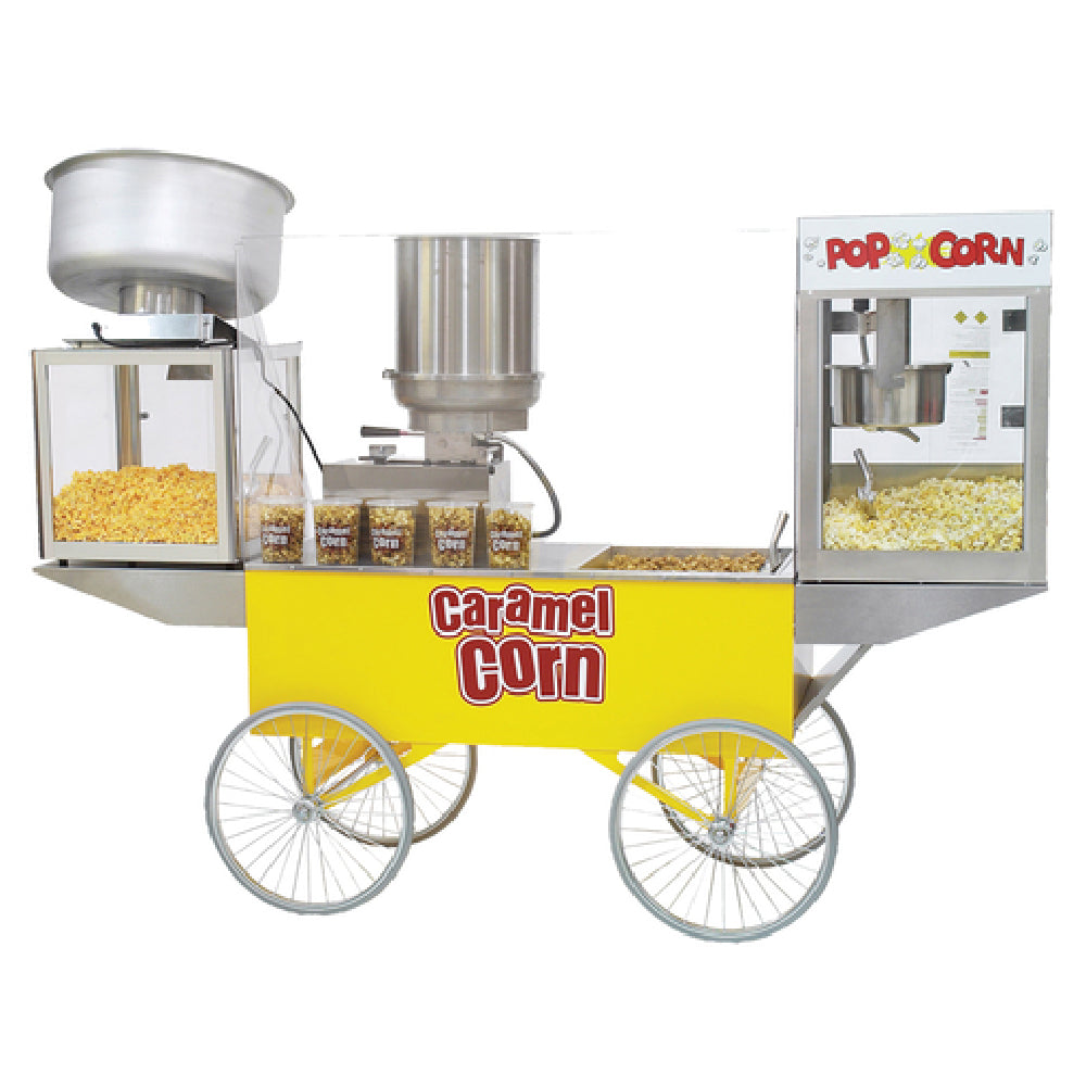 Gold Medal 2618 - Lobby Master Mini Three-in-One Merchandising Wagon, Includes: Display Wagon