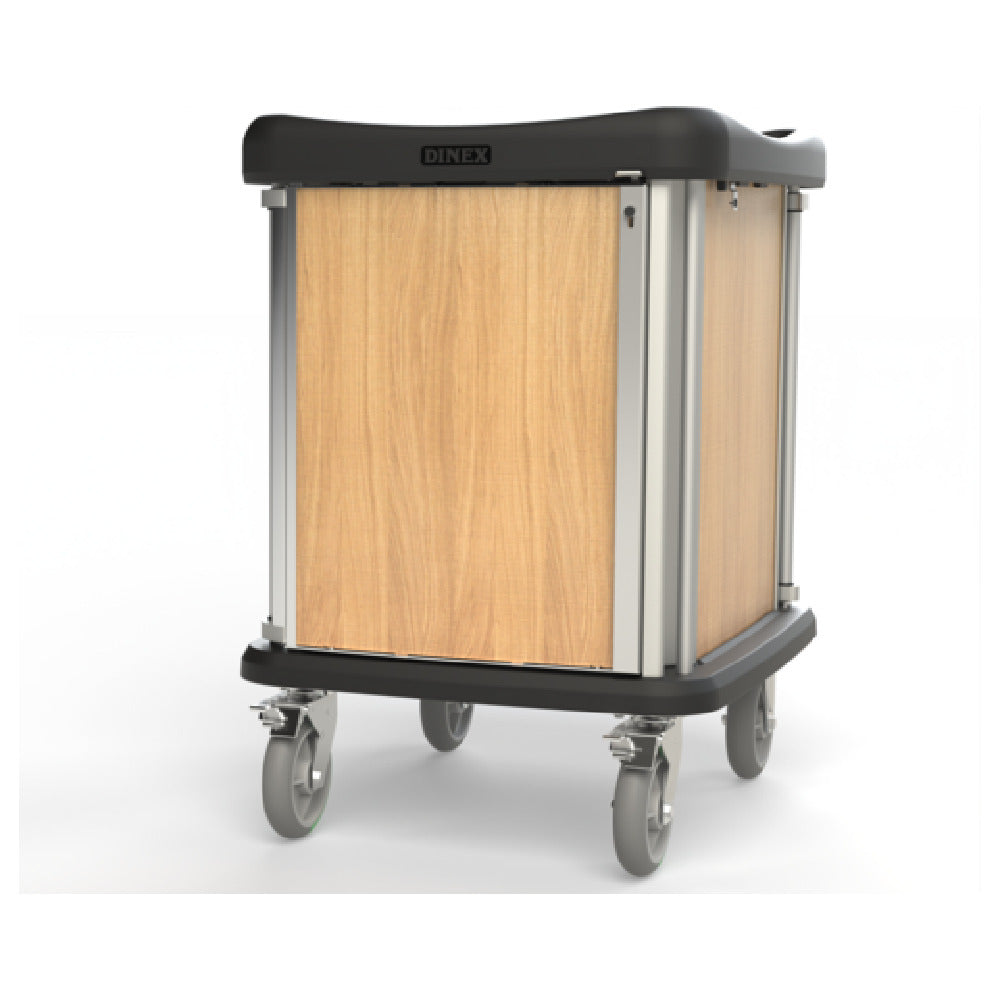Dinex DXPPH10OK PHANTOM® Meal Delivery Cart 10 Tray Self-latching Door