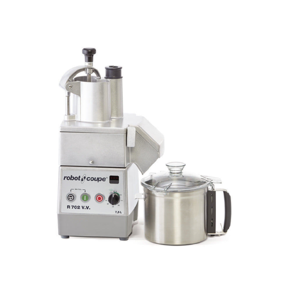 Robot Coupe R702VV Combination Food Processor 7.5 Liter Stainless Steel Bowl With Handle