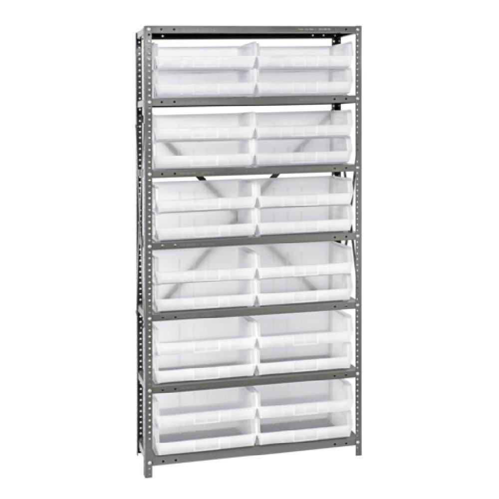 Quantum QSBU-245CL Shelving Unit 12"D X 36"L X 75"H Heavy Duty
