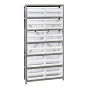 Quantum QSBU-245CL Shelving Unit 12"D X 36"L X 75"H Heavy Duty