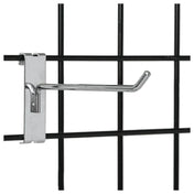 Hubert 87424 - Gridwall Hook, 4"L X 1-1/4"W, Steel