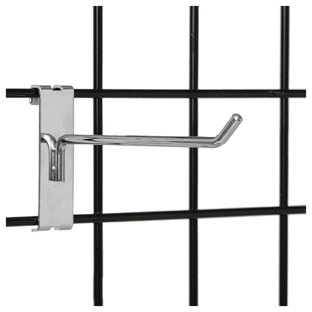 Hubert 87424 - Gridwall Hook, 4"L X 1-1/4"W, Steel