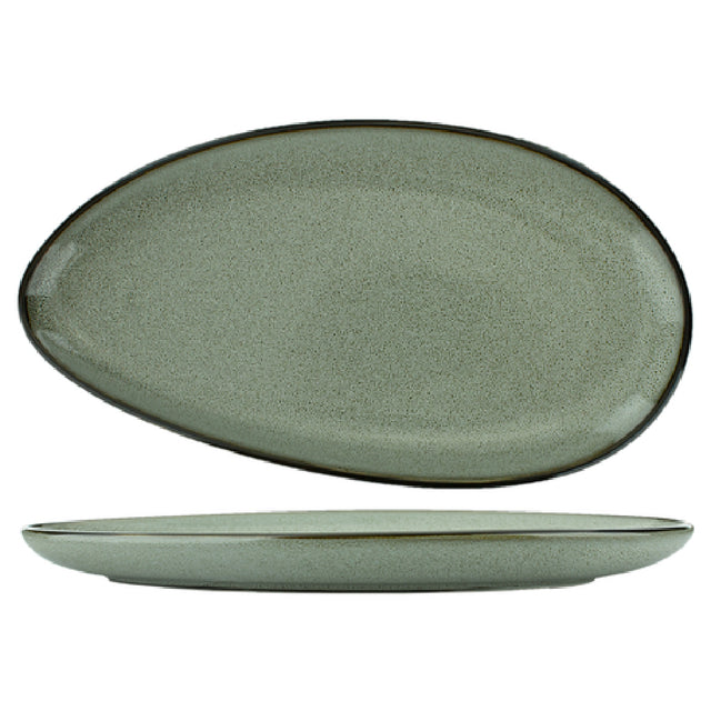 International Tableware LU-12-AS Platter 10" X 5-1/2" Oval
