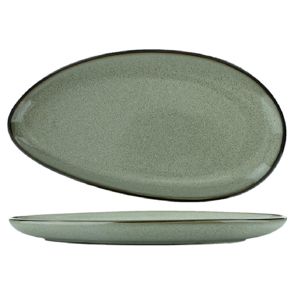 International Tableware LU-14-AS Platter 12-1/2" X 6-1/2" Oval