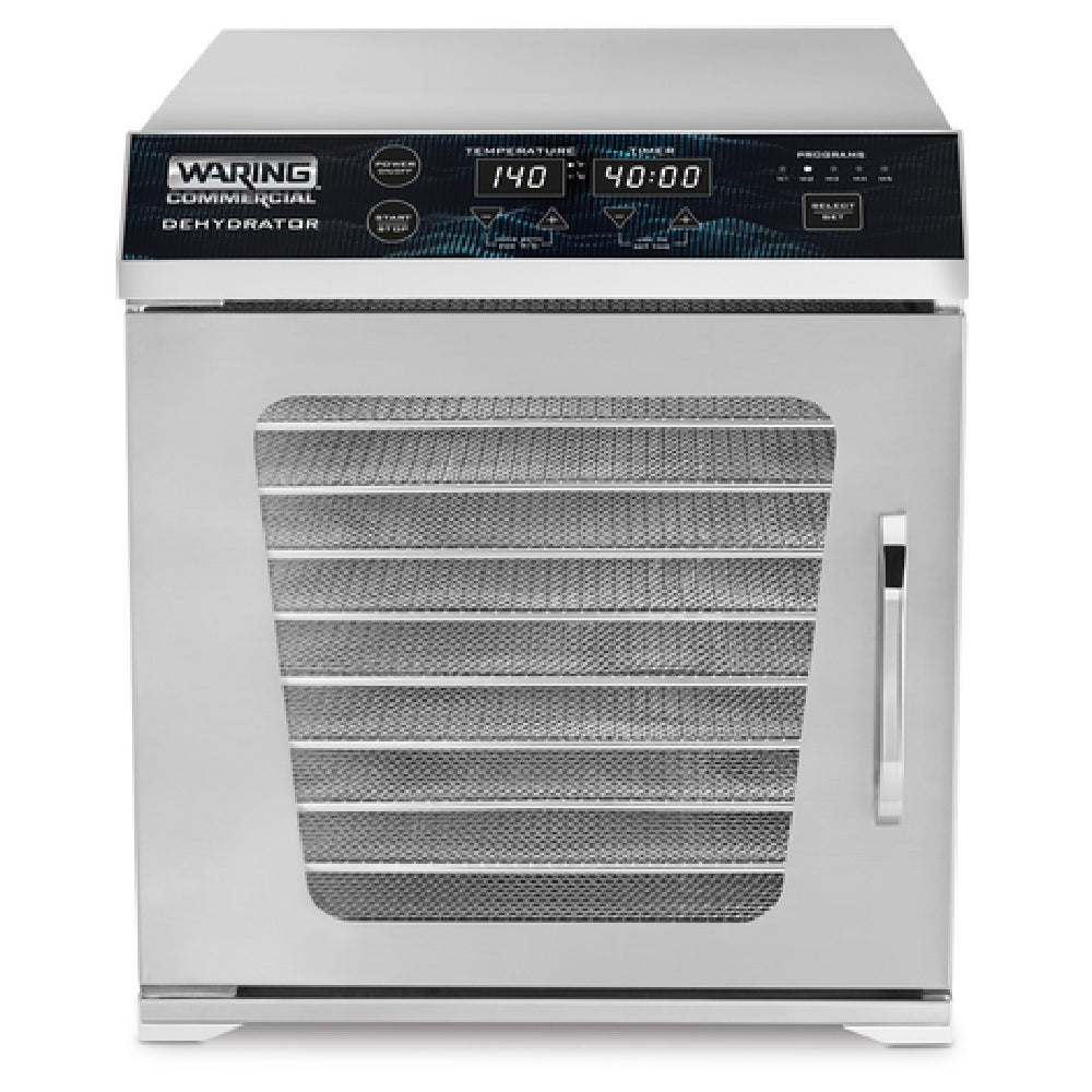 Waring WDH10 - Dehydrator, Single Zone, (10) 15" X 13-1/2" Mesh Racks