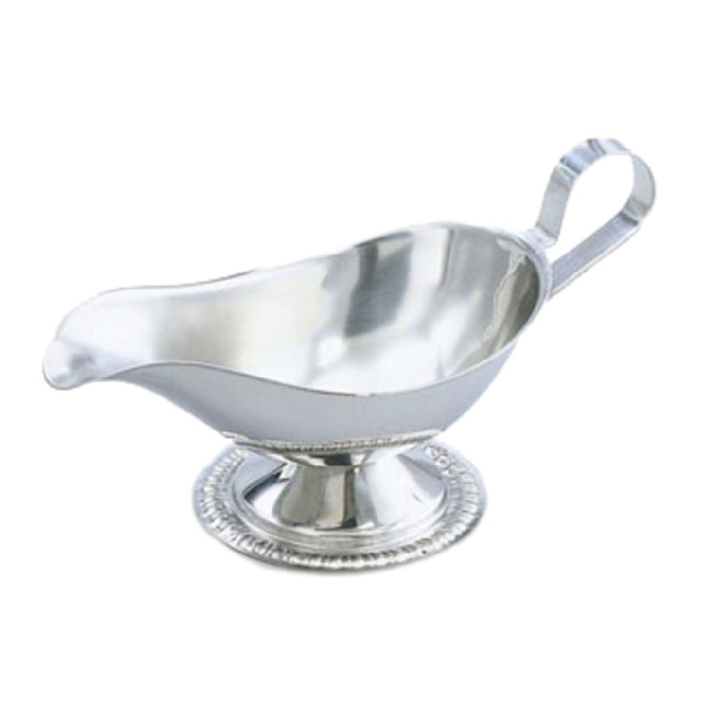 Vollrath 47573 Gravy Or Sauce Boat 3 Oz. Stainless With Gadroon Base