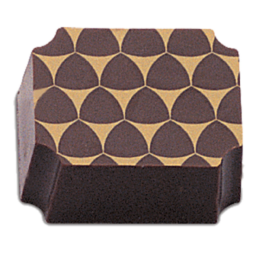 JB Prince K855 Chocolate Mold 15 Forms 1-3/8"L X 1-3/16"W X 11/16"H (35mm X 30mm X 17mm)
