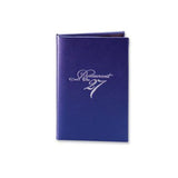 Risch MET-3V 4.25X11 Brushed Metallic Padded Faux-leather Menu Cover (specify Color)