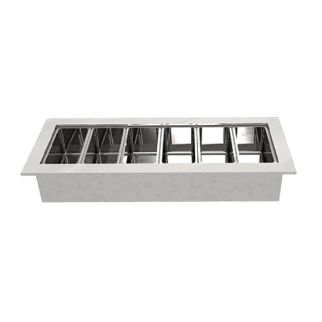 Montague Company PC-60-R Legend™ Drop-In Cold Well Remote Refrigeration Accommodates (8) 1/3 Pans (not Included)