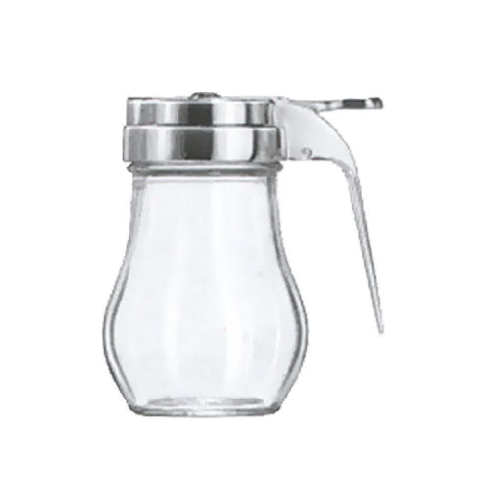 Vollrath 206-0 Dripcut® Syrup Server 6 Oz. Glass Jar With Chrome Top