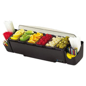 CFS Brands BD4006S - San Jamar - The Dome® Garnish Center, 22"L X 7-1/2"W X 8-1/2"H