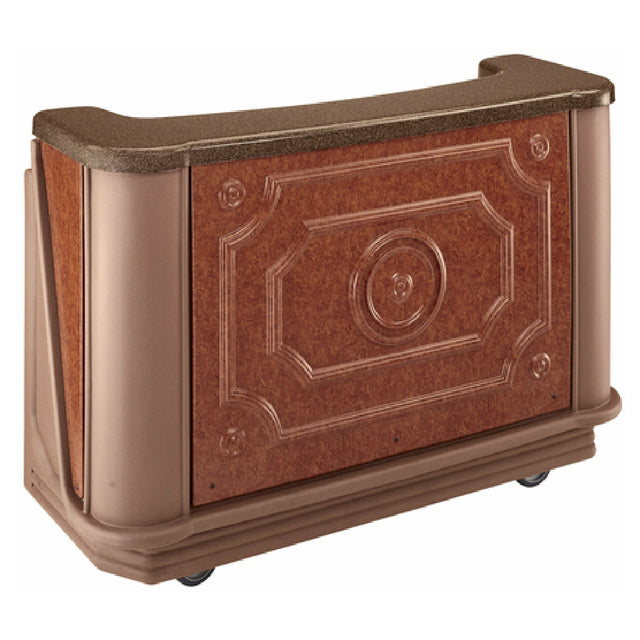 Cambro BAR730DSPM668 Cambar® Portable Bar 77-5/8"L X 28-1/2"W X 47-1/2"H With Decorative Countertop