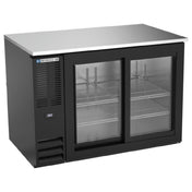 Beverage Air BB48HC-GS-B - Refrigerated Back Bar Storage Cabinet, Two-section, 48"W X 29-1/4"D X 34"H