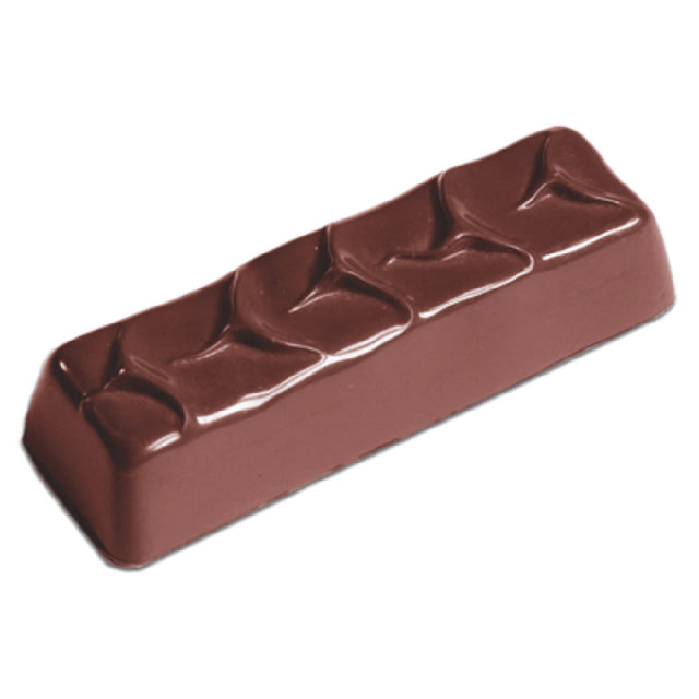 JB Prince K864 Chocolate Mold 15 Forms 3-5/16"L X 1"W X 4/5"H (84mm X 25mm X 20mm)