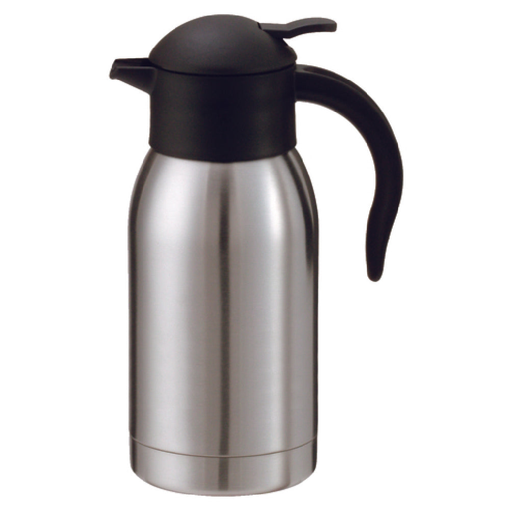 Service Ideas SJ10SS SteelVac™ Slim Carafe 1 Liter (33.8 Oz.) 3-1/2" X 6-1/2" X 10-1/2"